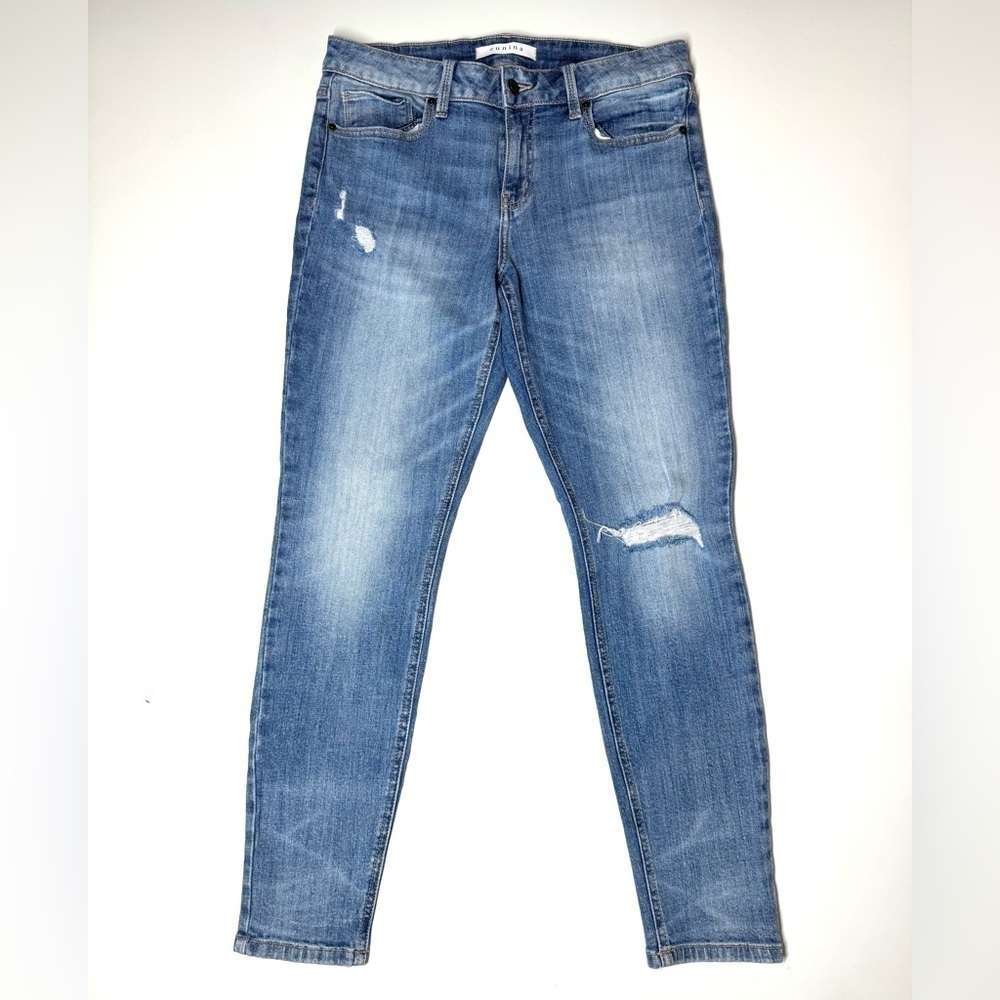 Eunina Women’s Mica Low Rise Skinny Ankle  Jeans Size- 11